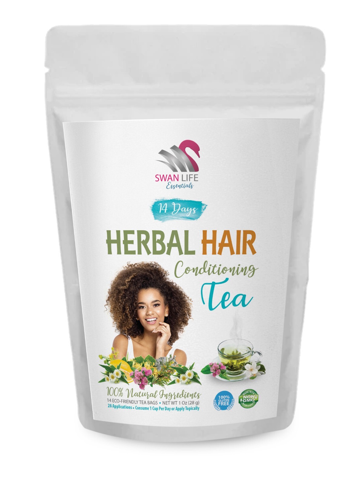 Thyme Catnip Herbal Resurgence – HAIR CONDITIONING HERBAL TEA 1 Pk – Chamomile