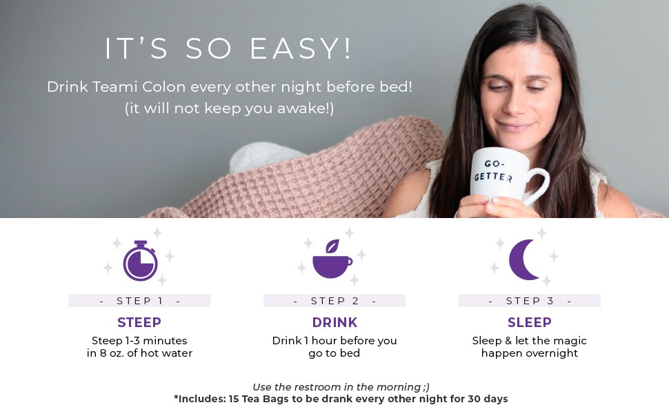® Colon Cleanse and Detox Tea for Men & Women | 30 Day Supply