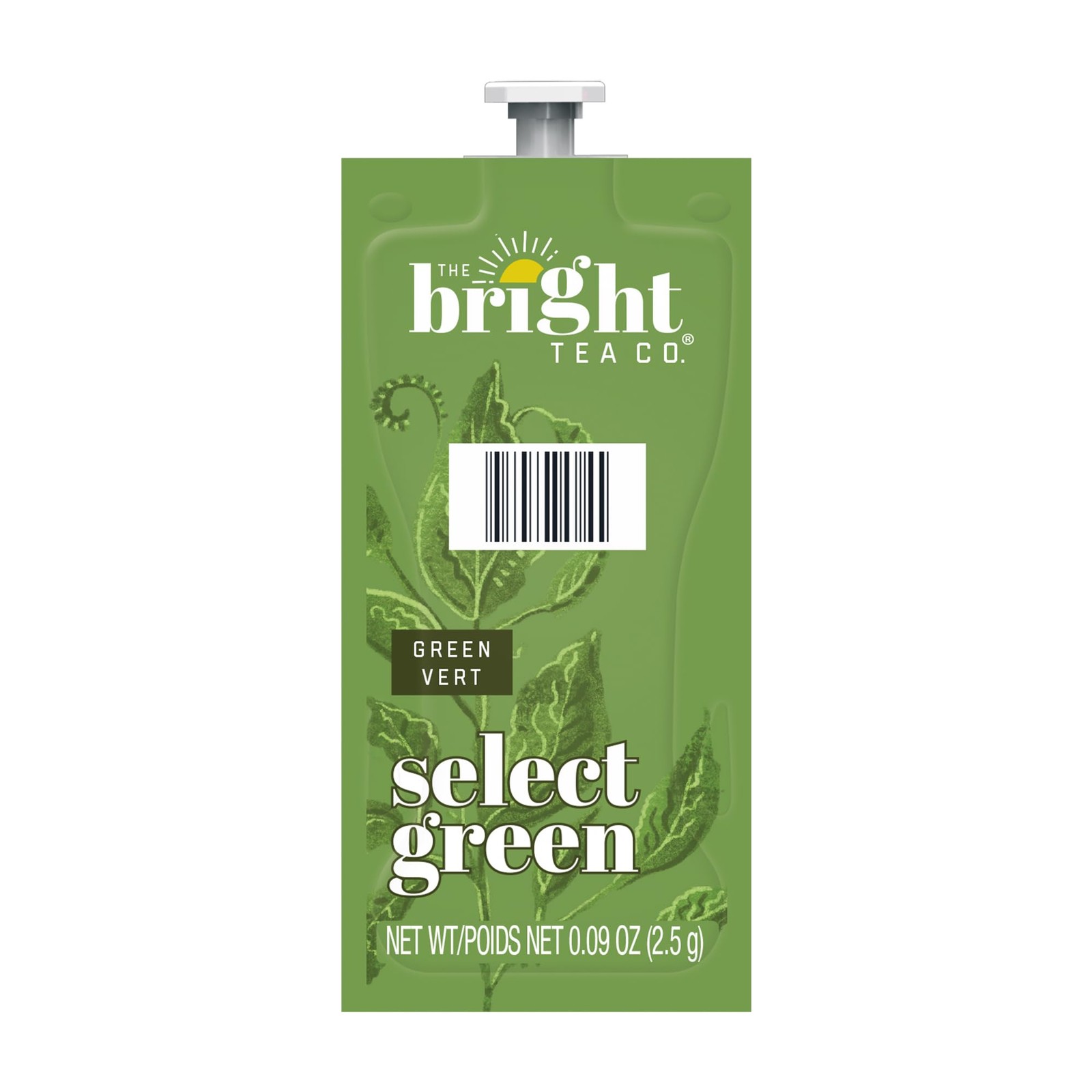 The Bright Tea Co. Select Green Tea Fresh Pack for Flavia Brewers (Pack of 100 F