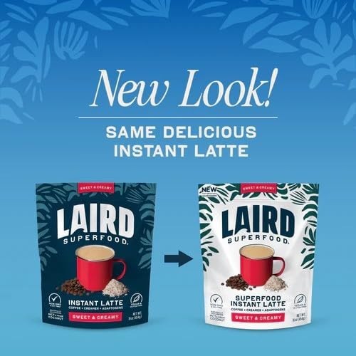 Sweet & Creamy Instant Latte – Non-Dairy Superfood Creamer, 16oz Delight