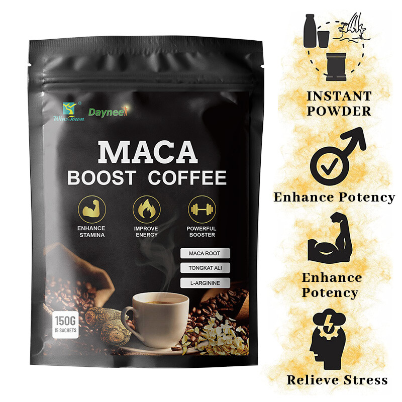 Maca Coffee Chocolate Flavor Herbal Instant Coffee Natural Energy Drink Men