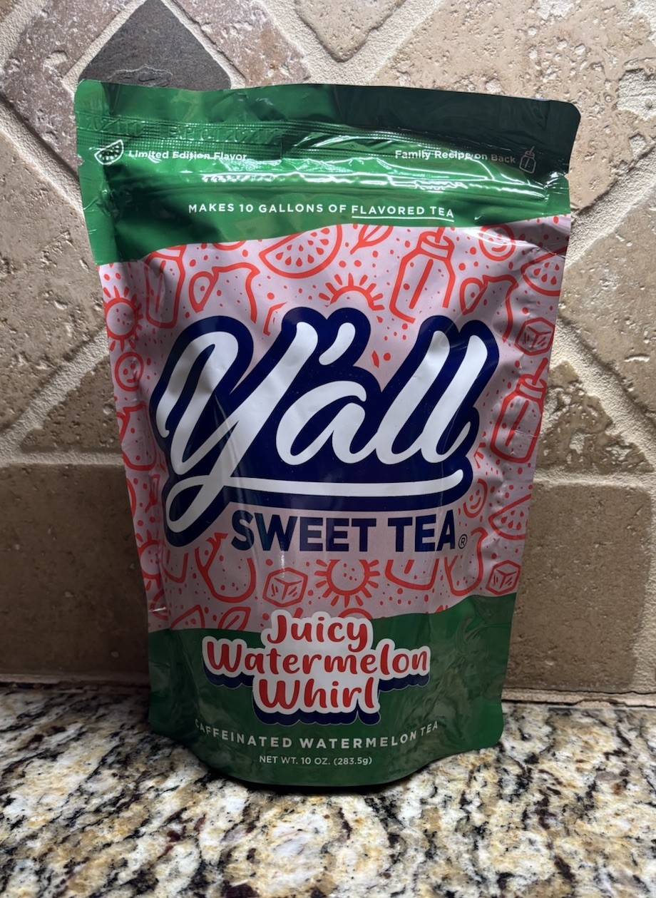 Yall Sweet Tea Limited Edition- Juicy Watermelon Whirl Flavored Iced Tea Bags