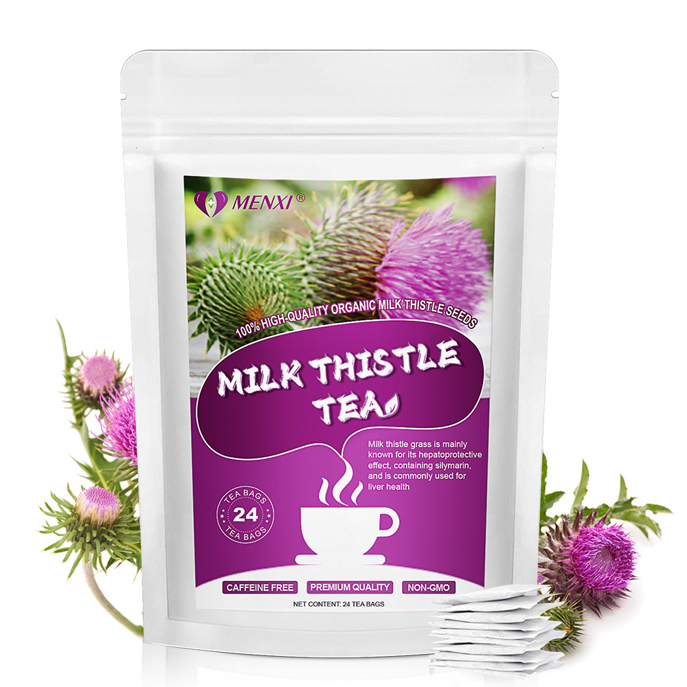 Organic Milk Thistle Seed Tea Bags – 24 Count Liver Cleanse & Detox Support