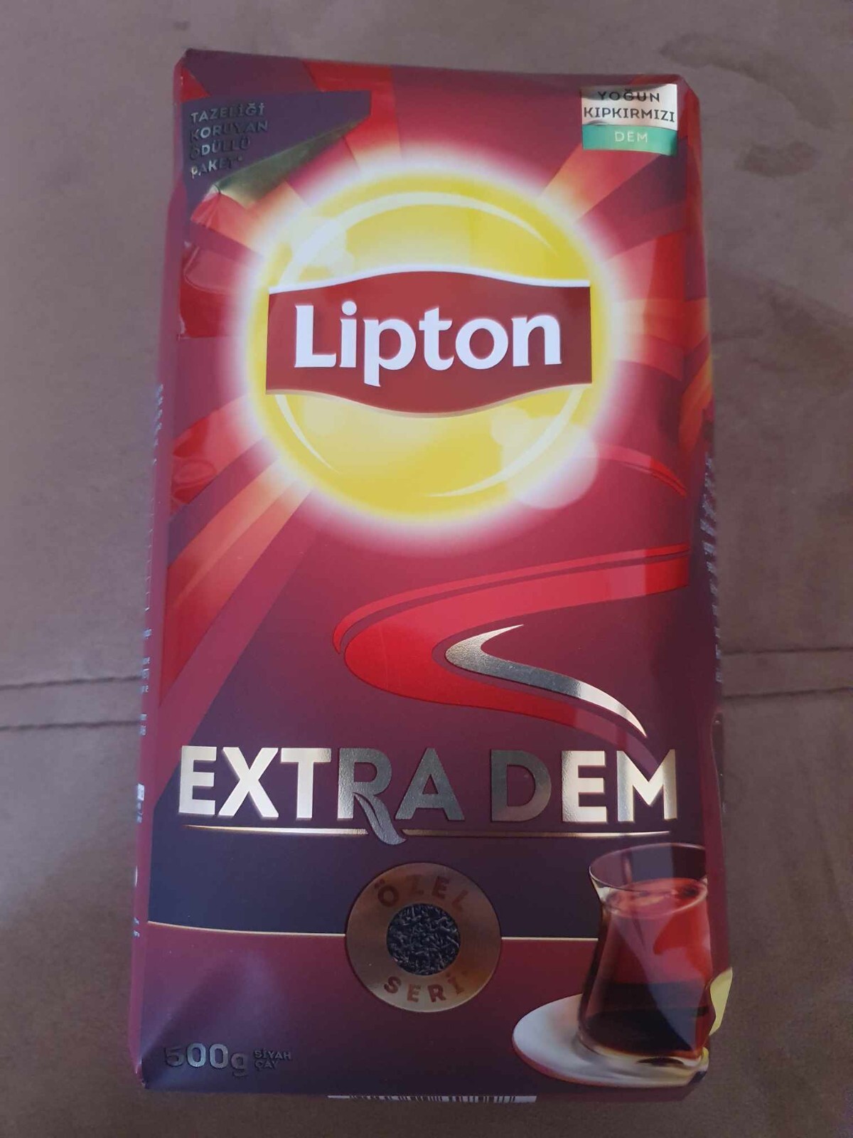 Lipton Extra Brew Loose-Leaf Black Tea (Extra Dem Siyah Çay)500gr Turkish tea