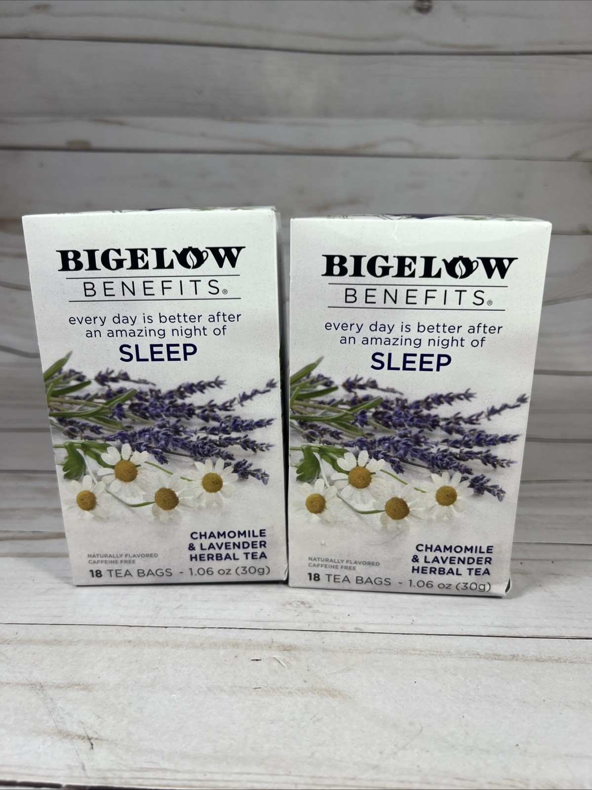 Begelow Benefits SLEEP Chamomile & Lavender Herbal Tea 18Ct (2pk) 11/27