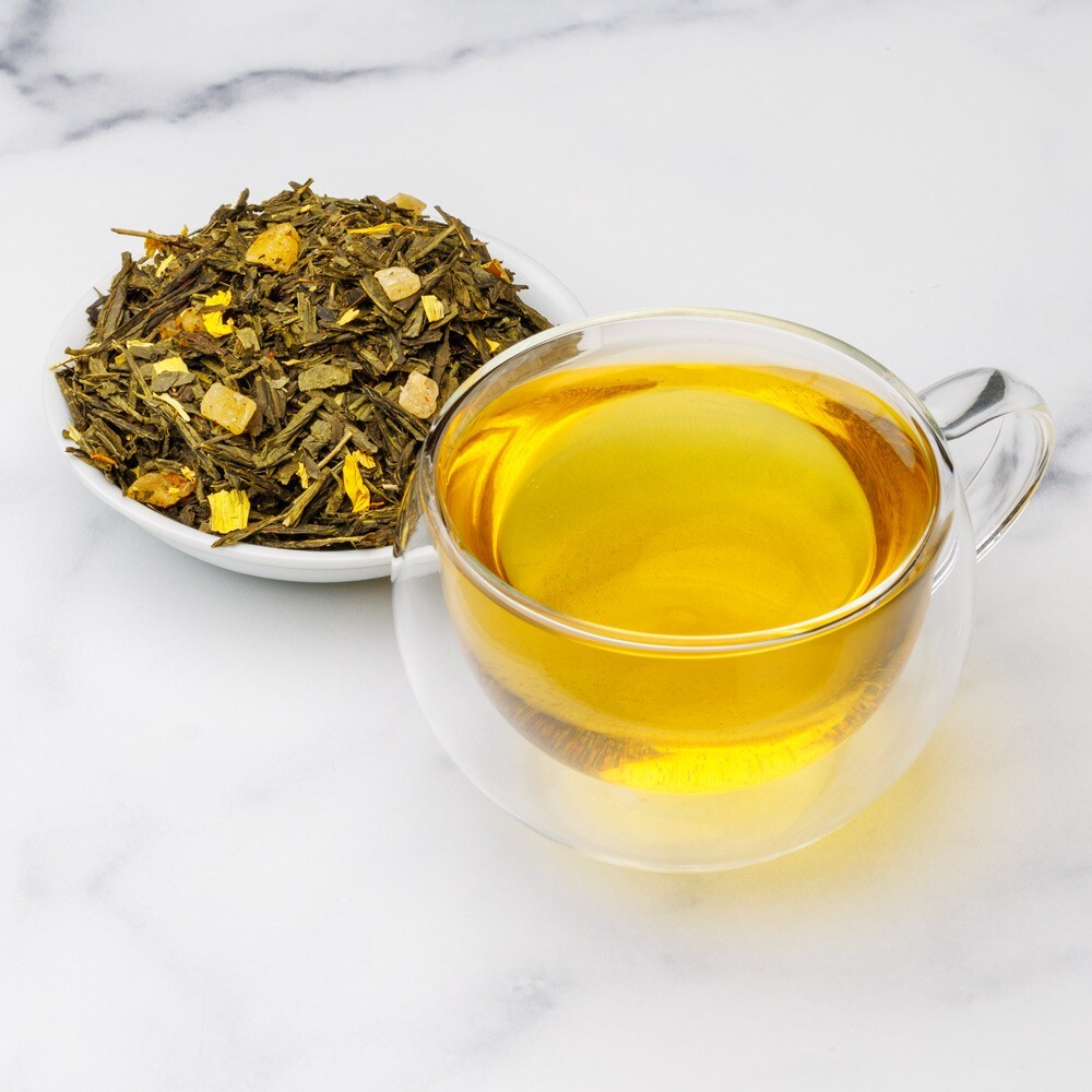 Pineapple Paradise Green Tea – Tropical Loose Leaf Blend – Fusion Teas