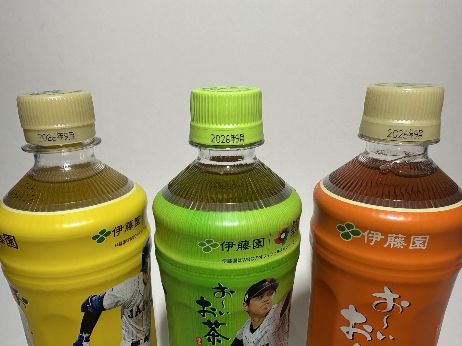 SHOHEI OHTANI 2026 WBC VERSION ITO EN OI OCHA JAPANESE LIMITED EDITION *SET OF 3