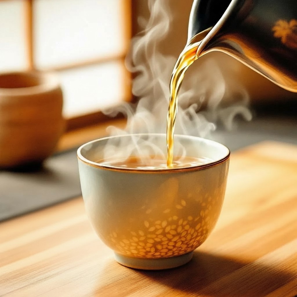 ITO EN Japanese Genmaicha Green Tea with Roasted Rice 10.6oz 300g-Packs of Three