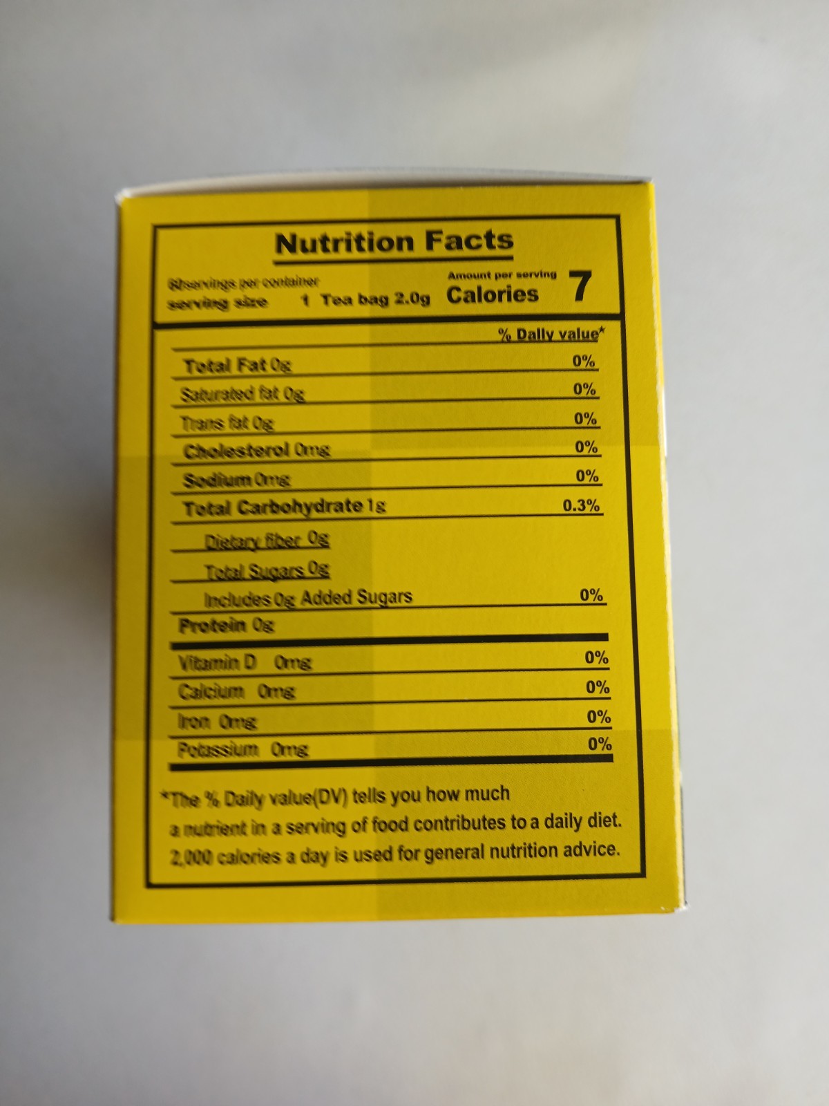 Turmeric Tea bag (non organic) pack of 60.