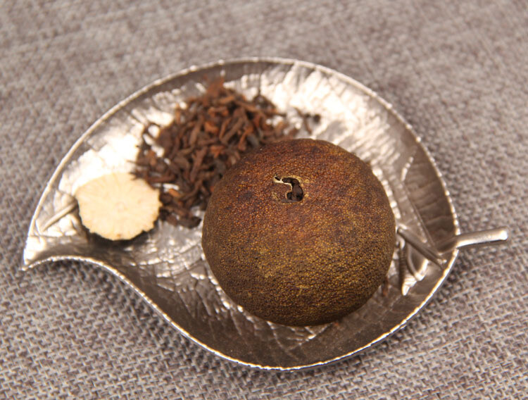 XinHui “Chen Pi” Tangerine Peel Orange Shu Pu-erh Ripe Puer Tea 100g