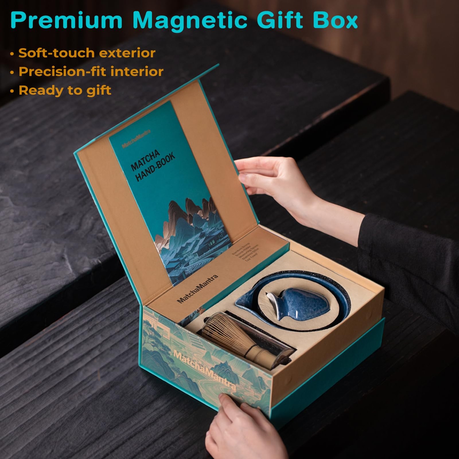 Premium Matcha Ceremony Set – Complete 9-Pcs Ritual Kit – Presented in Luxury…