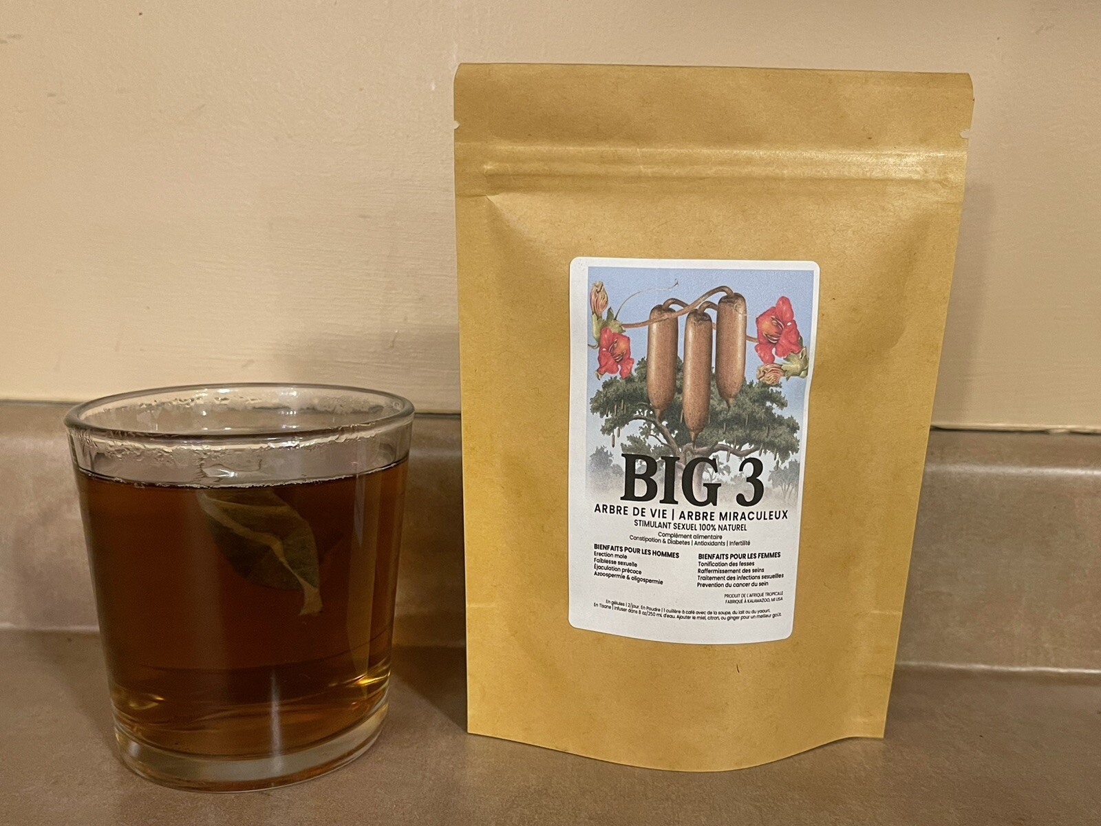 BIG 3 made of Kigelia Africana 100% Natural – Male Enlargement 10 Tea Bags