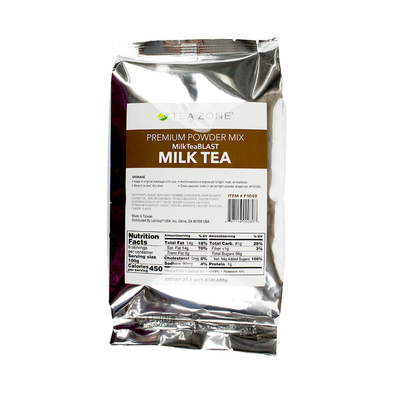 Boba Bubble Tea Kit Tea Zone Milk Tea, WuFuYuan Black Tapioca Pearls & Straws