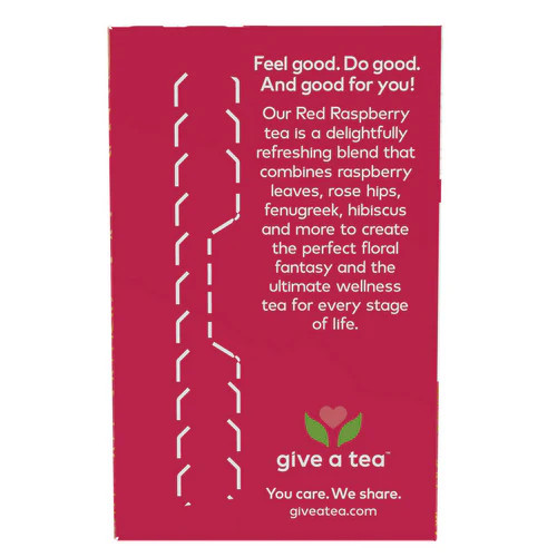 Women’s Righteous Raspberry Tea 24 Tea Bags By Now Foods