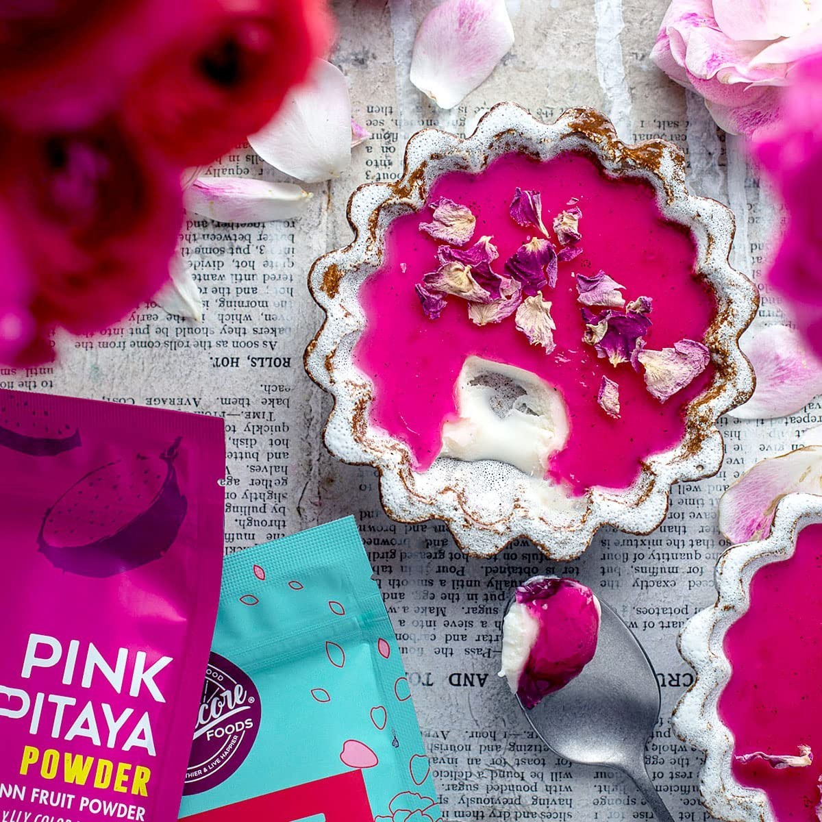 Gluten-Free Dried Rose Petals – 0.3oz of Caffeine-Free Floral Flavor Experience