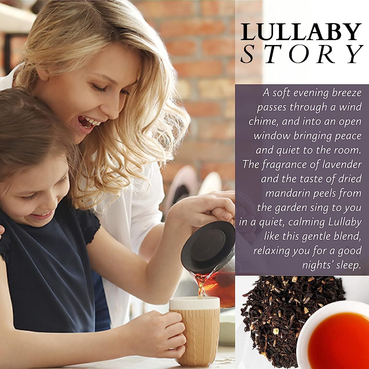 Organic Lavender & Bergamot Earl Grey Black Tea NATURAL ANTIOXIDANTS Real ingrs