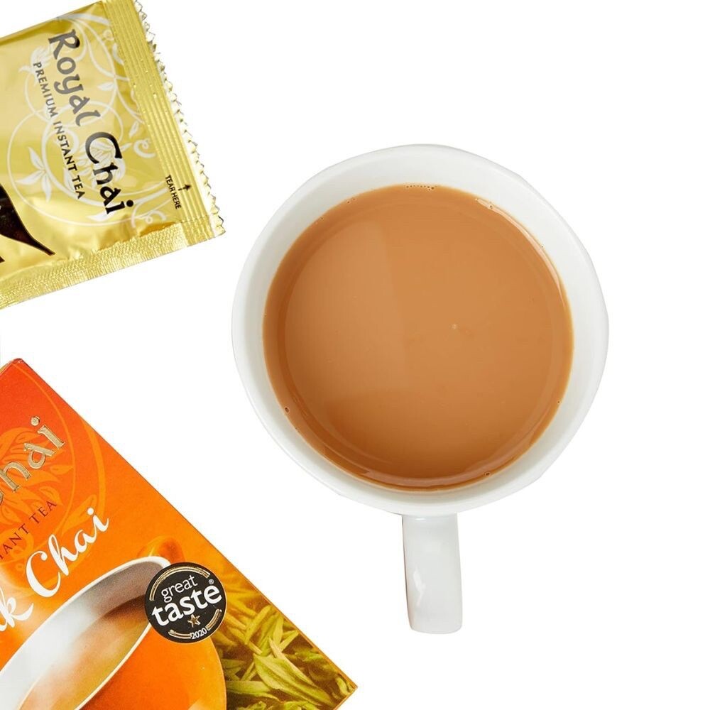 ‎Royal Chai Karak Chai Sweetened | 10 Count Single Box | Premium Instant Tea