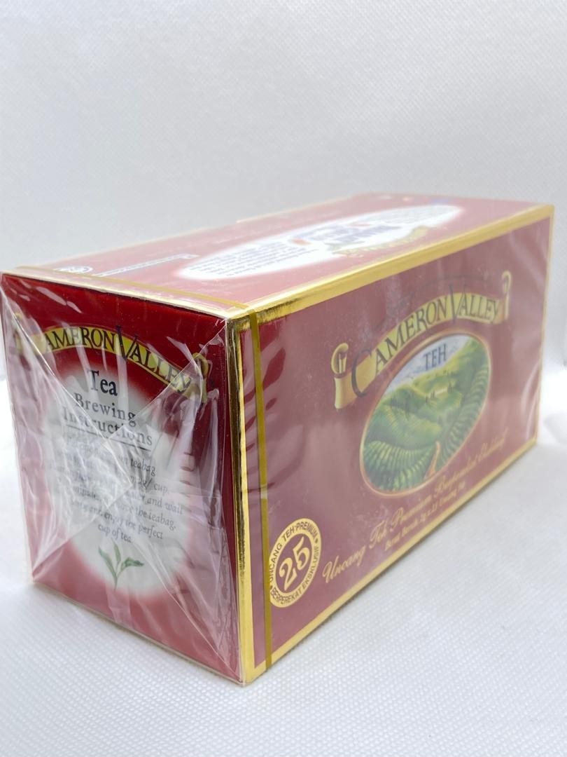 Cameron Valley Tea Original Tea 2g x 25 Teabags Halal Factory Sealed Malaysia