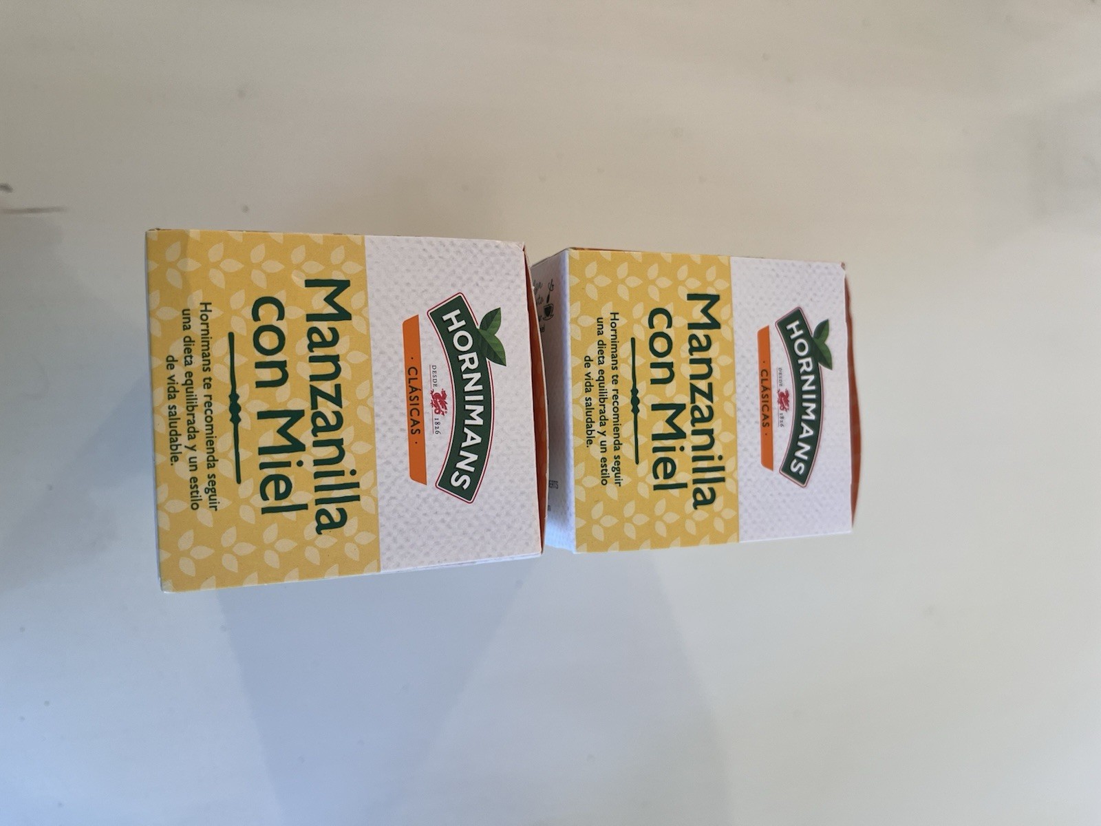 Manzanilla Con Miel Tea 100% Natural 25 Bags Per Box