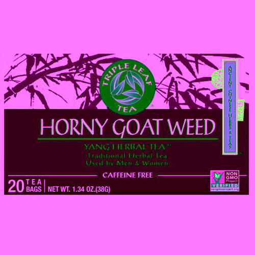 Horny Goat Weed Tea 20 Bags By Triple Leaf Tea