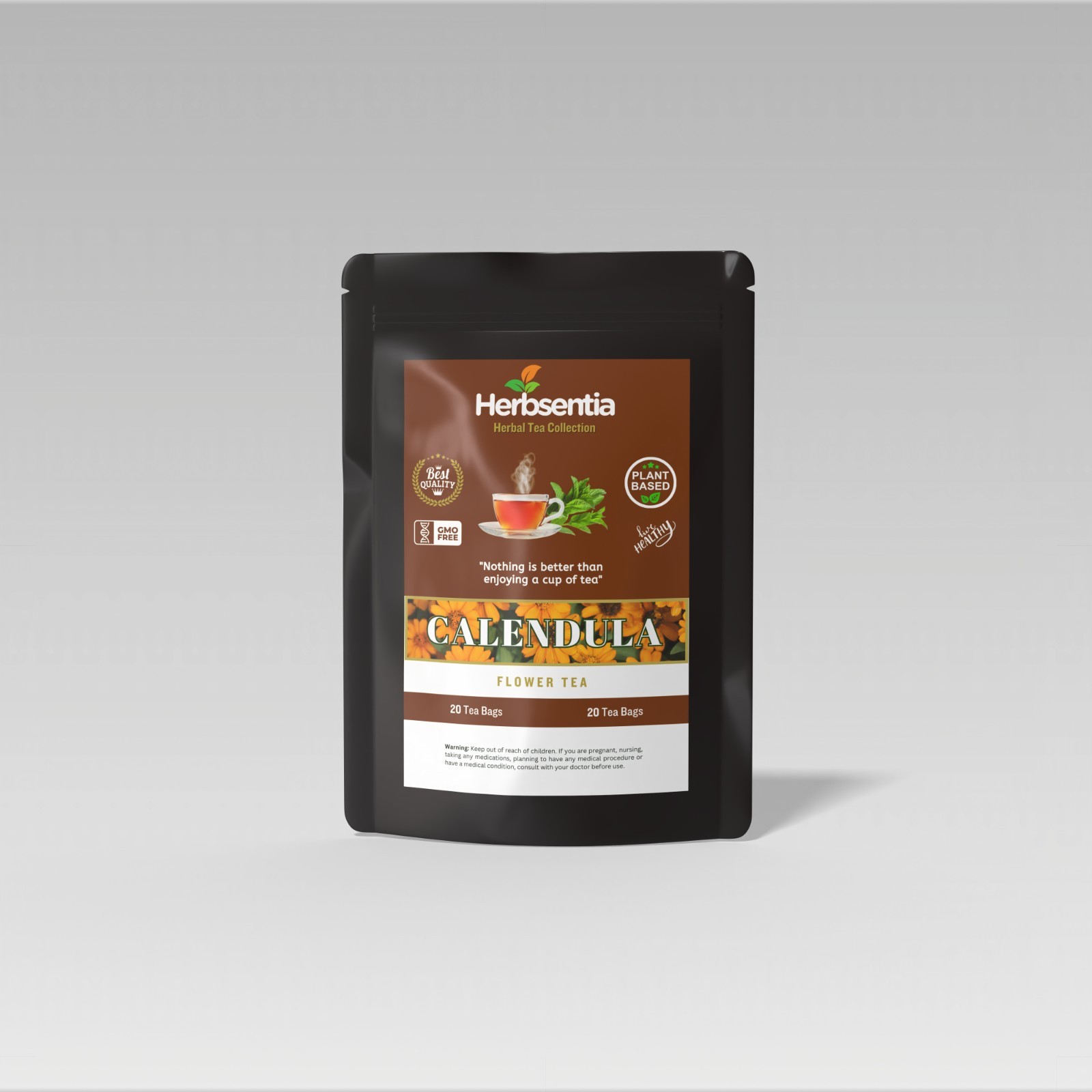 Herbsentia Calendula Tea – Skin and Immune System (Premium)