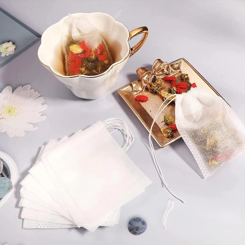 100-2000pcs Disposable Tea Bags Filter Scented Tea Bags with String Heal Seal Pa