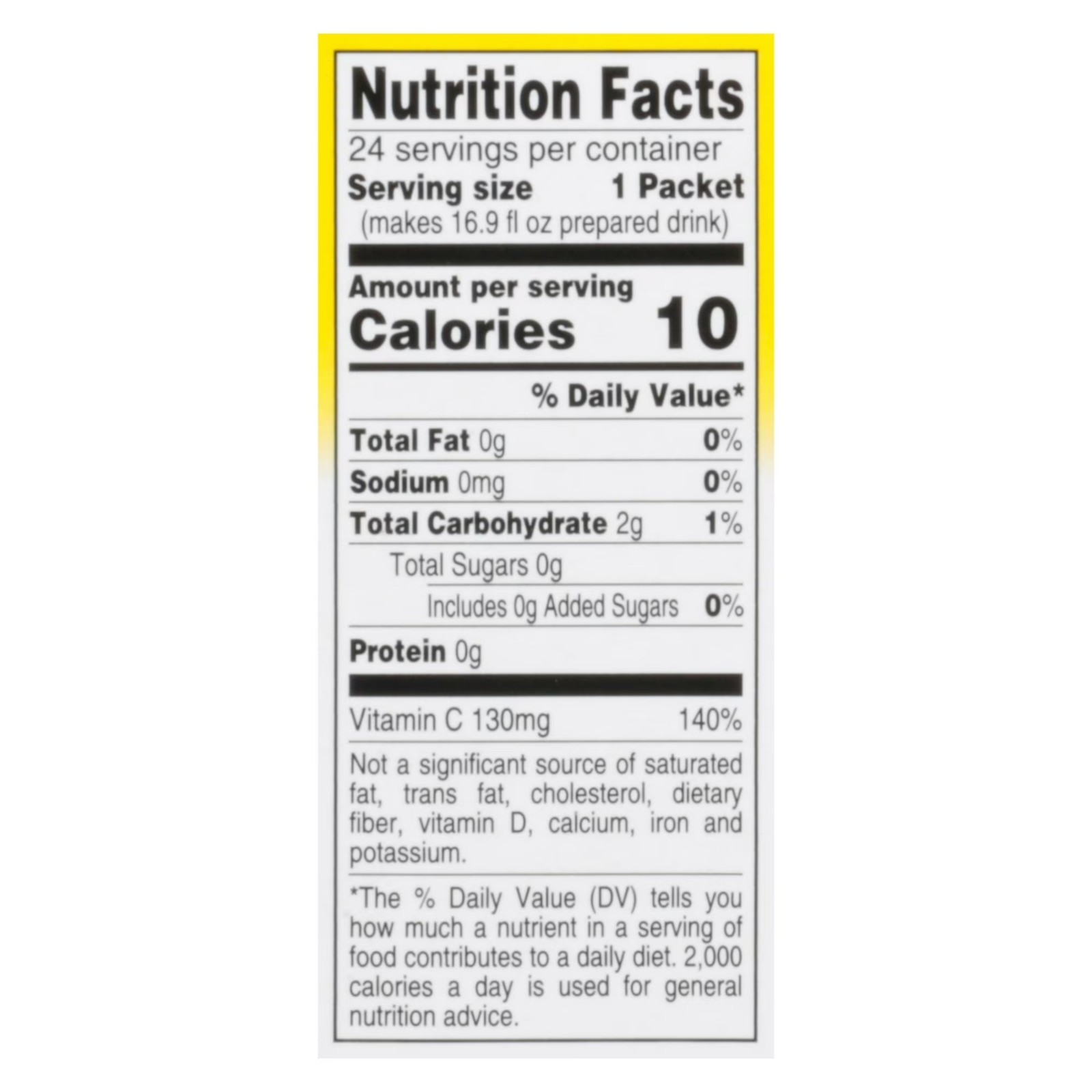 4C Totally Light Half, & Half Lemonade Iced Tea Mix, 1.5 oz, 24 Packets, 1 Ct
