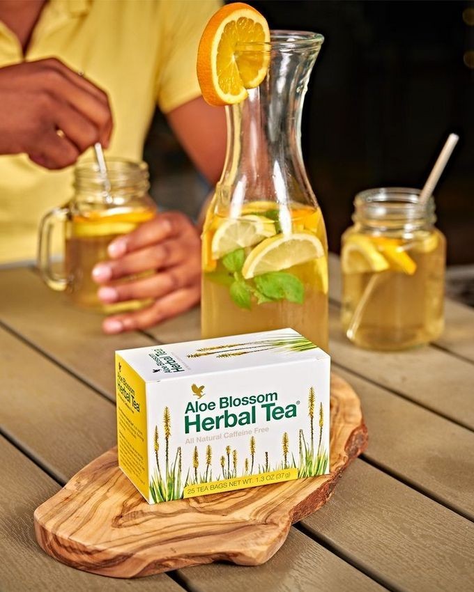 3 Forever Aloe Blossom Herbal Tea (25 bags each) Caffeine Free HALAL/KOSHER