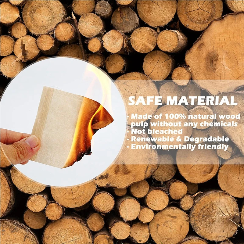 100Pcs Teabags Biodegradable Paper Tea Bag Drawstring Eco-Friendly Filter Empty