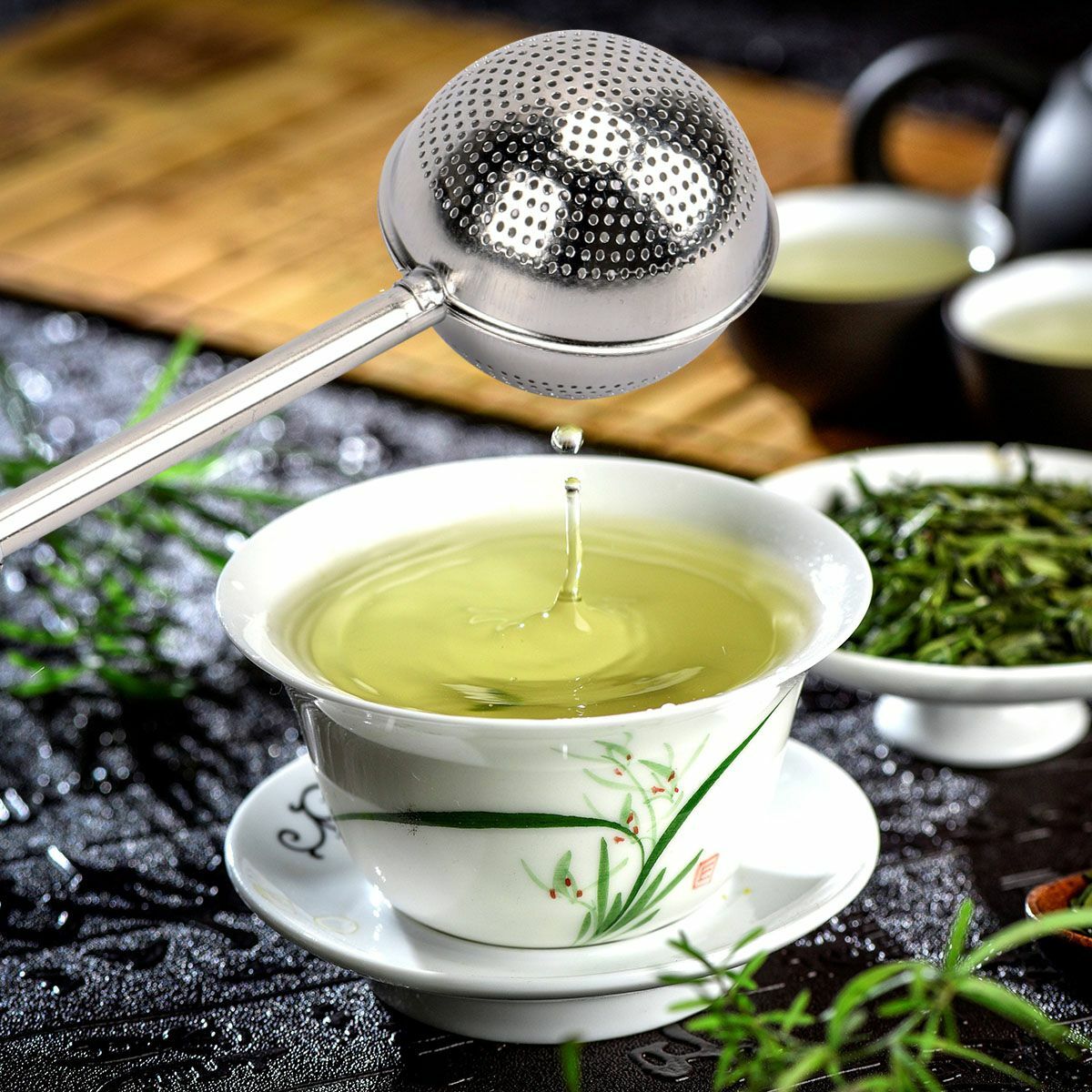 Stainless Steel Tea Infuser Ball Mesh Leaf Strainer Filter Herb Steeper General