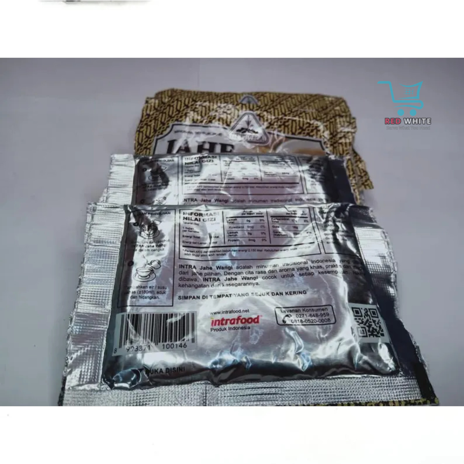 Wedang Jahe Herbal Tea Mix – Indonesian Spiced Ginger Drink 10 sachet