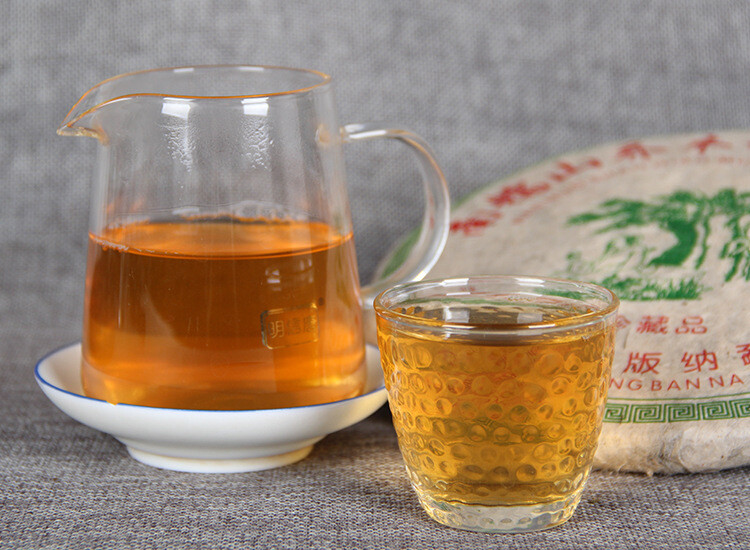 2017 Yr Nan Nuo Shan Qiao Mu Qi Zi Yuan Cha Collection Menghai Raw Puer Tea 357g