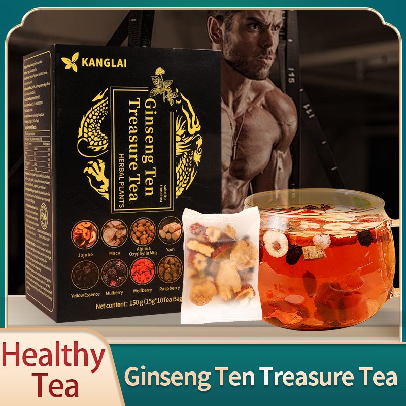 Ginseng Ten Treasures Tea Nourishing Yin Tonifying Kidney Tea Liver Tea 10pcs
