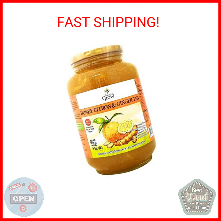 Balance Grow Honey Citron & Ginger Tea 70.55oz (4lbs/2kg) Pack Of 1, 1count