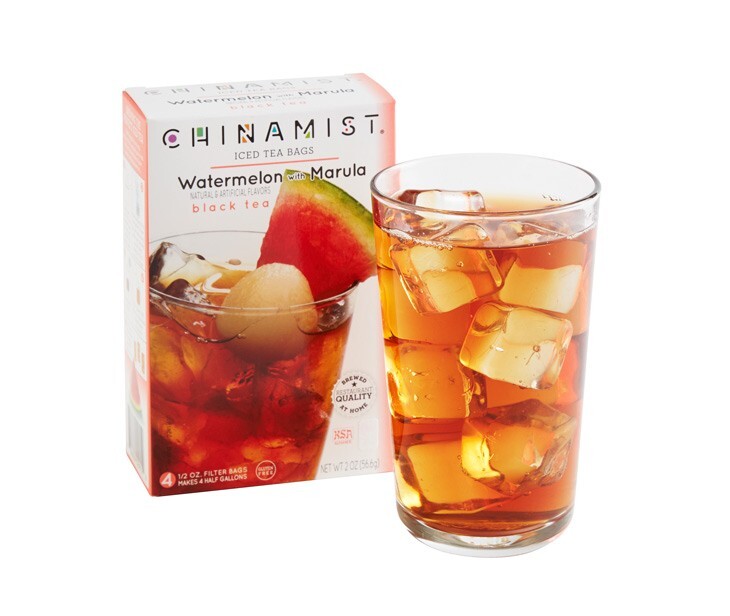 China Mist Watermelon with Marula Iced Tea Bags, 4-Count Box, 6-Pack