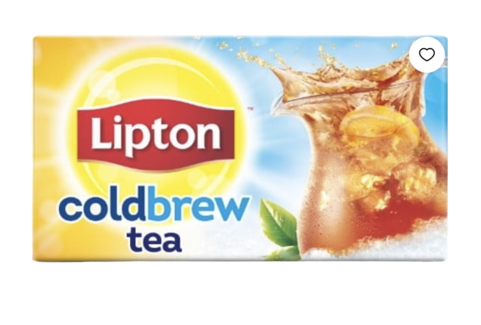 Lipton Family Size Cold Brew Iced Black Tea Caffeinated Tea bags