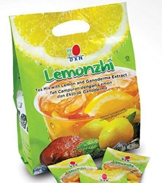 DXN Lemonzhi Instant Tea Drink With Lemon And Ganoderma 20 Sachets x 22g