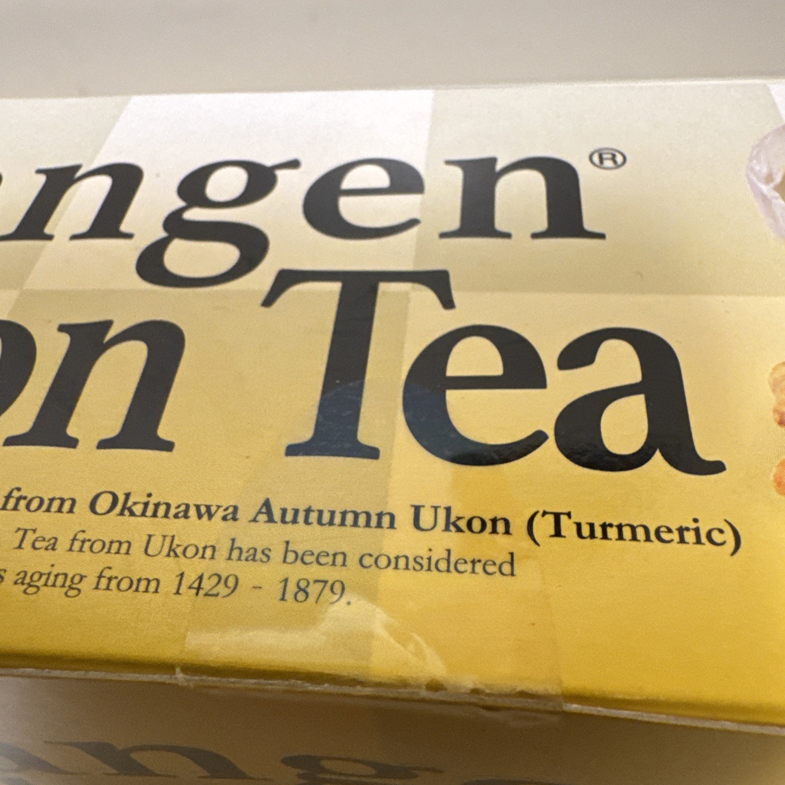 Kangen Ukon Turmeric tea 60bags 100% Organic By Enagic Sealed New Exp 6/12/27 AS