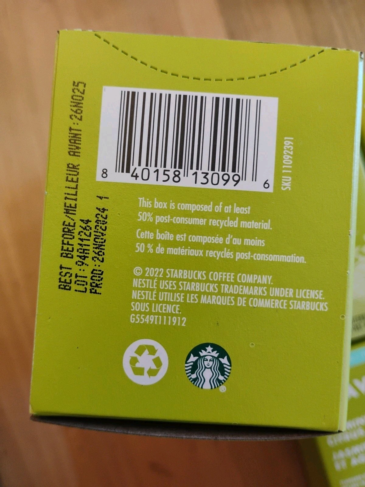6x Teavana Jasmine Citrus Green Tea 24ct. Filterbags Best Before:11/26/25 NIB
