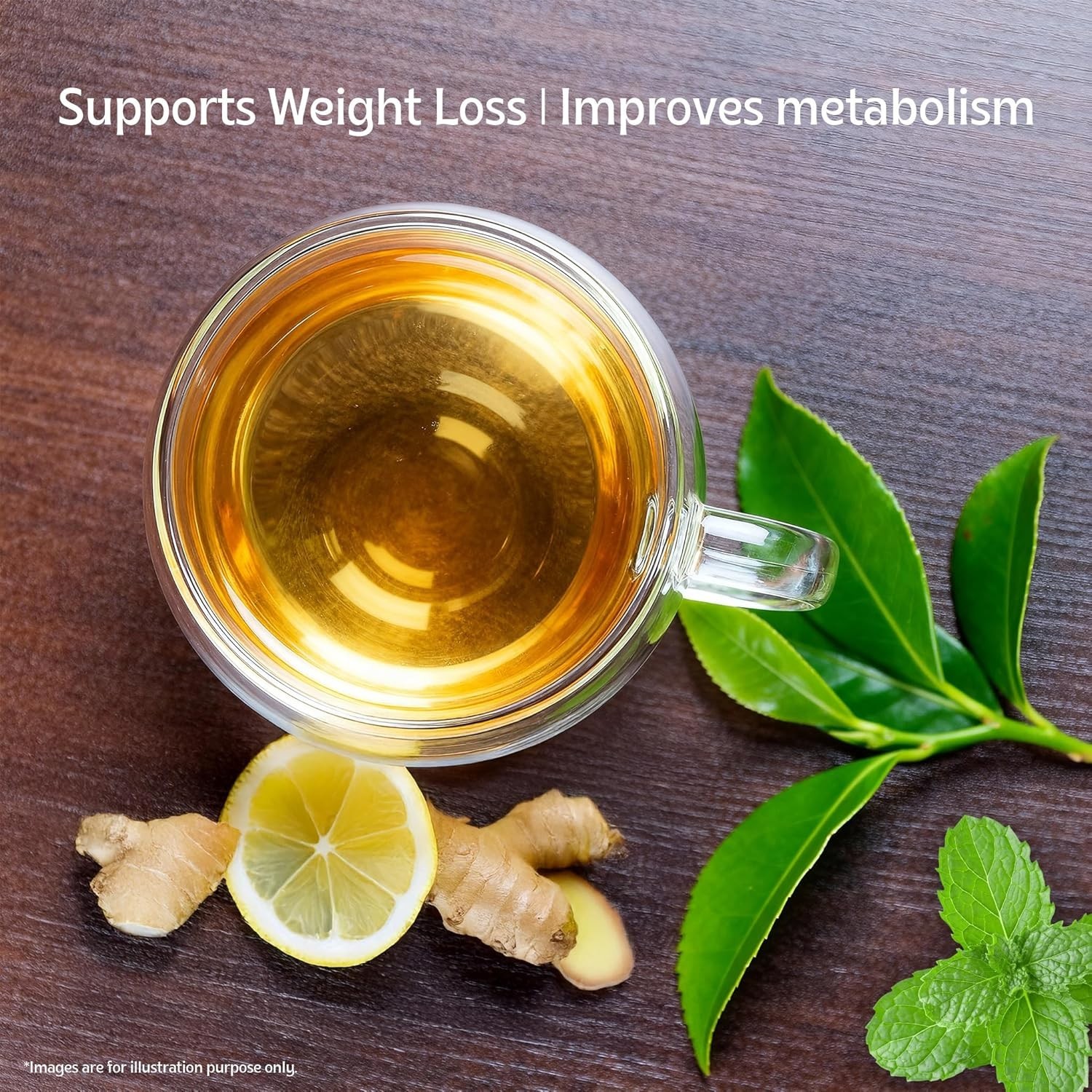 100% Natural Celest Green Tea 100 Bags – Ginger | Mint & Lemon | (Each 1.5g)
