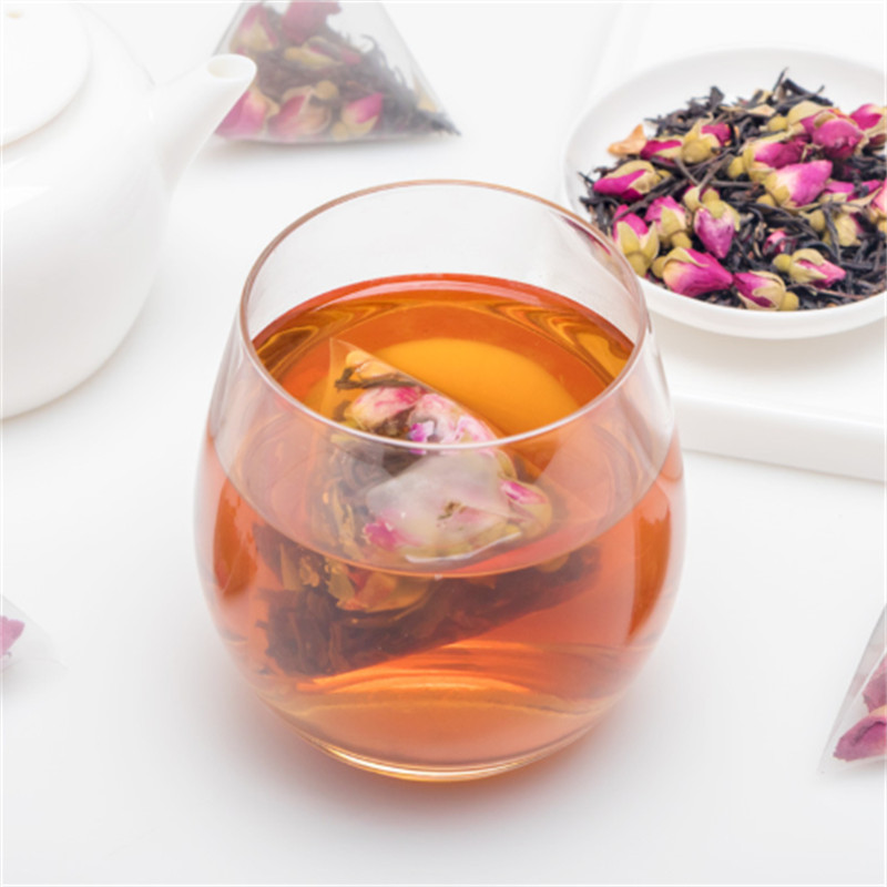 Rose Oolong Tea 12Pcs/Set 120g Pyramid Packing Organic Health Flower Tea
