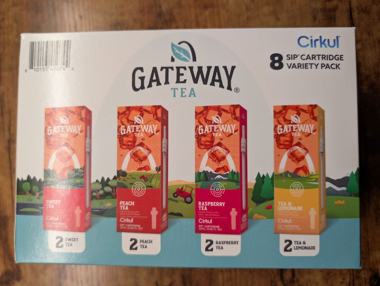 Cirkul Gateway Tea Variety Pack 8 Drink Mix Cartridges Exp 10/2027 New