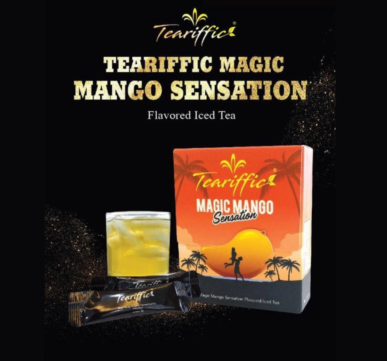 Teariffic Magic Mango Sensation Sexual Men Herb Energy Coffee 2 Box (24 Sachets)