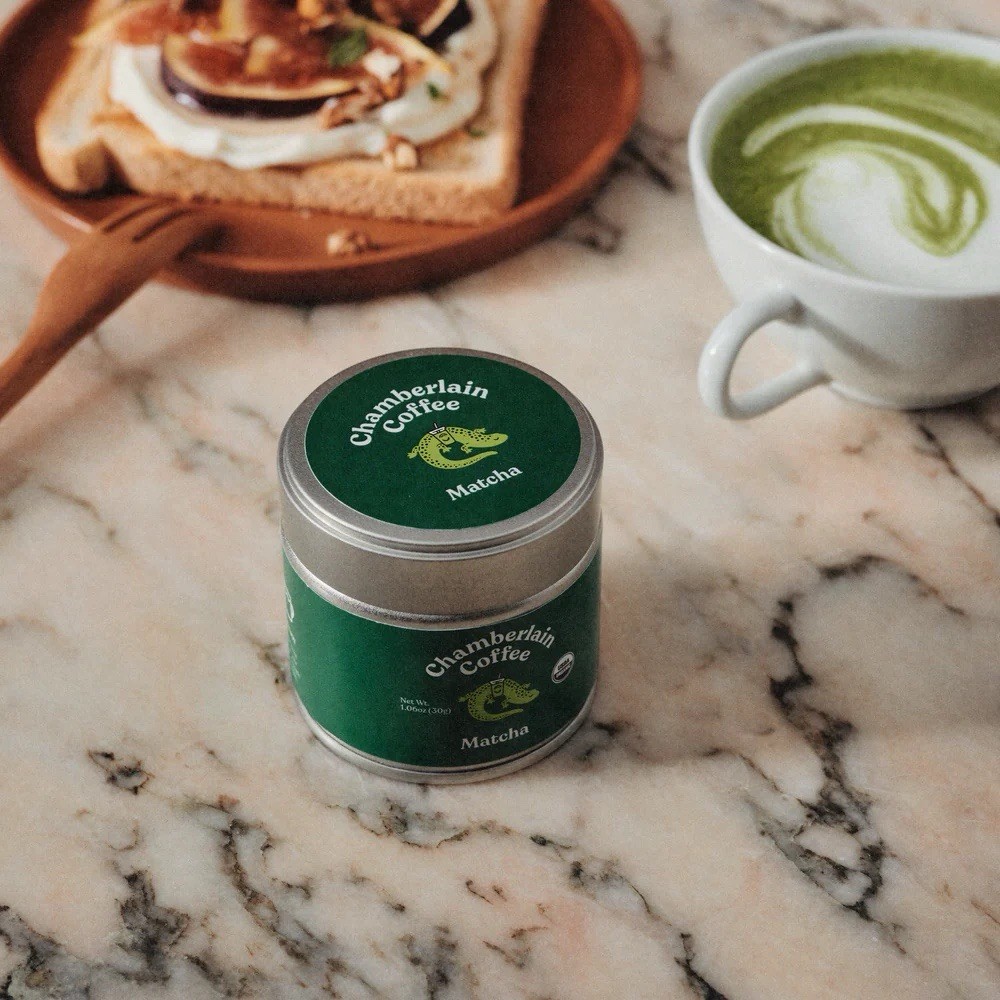 Chamberlain Coffee Organic Matcha Green Tea Powder Vegan, Gluten-Free 1.06oz