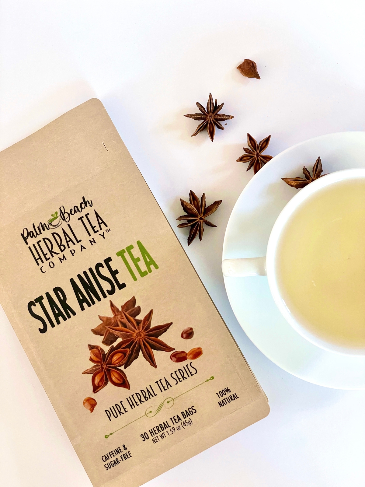 Star Anise Tea by Palm Beach Herbals | 30ct, Caffeine-Free