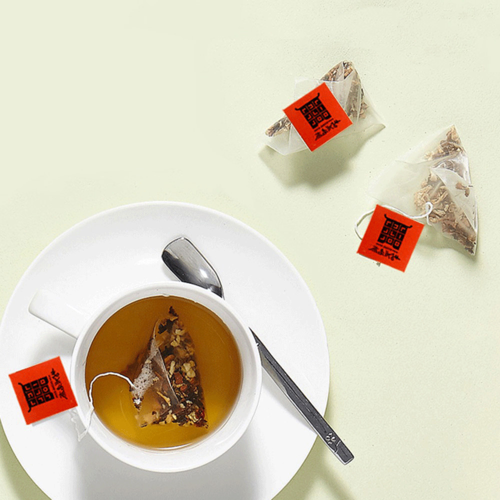 Ssanggye Korean Red Ginseng Tangerine Peel Tea – 20 Tea Bags | Caffeine- Free