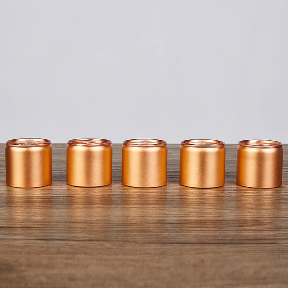 10Pcs Scented Tea Packaging Box Sealed Aluminum Can Candy Storage Jar Canister