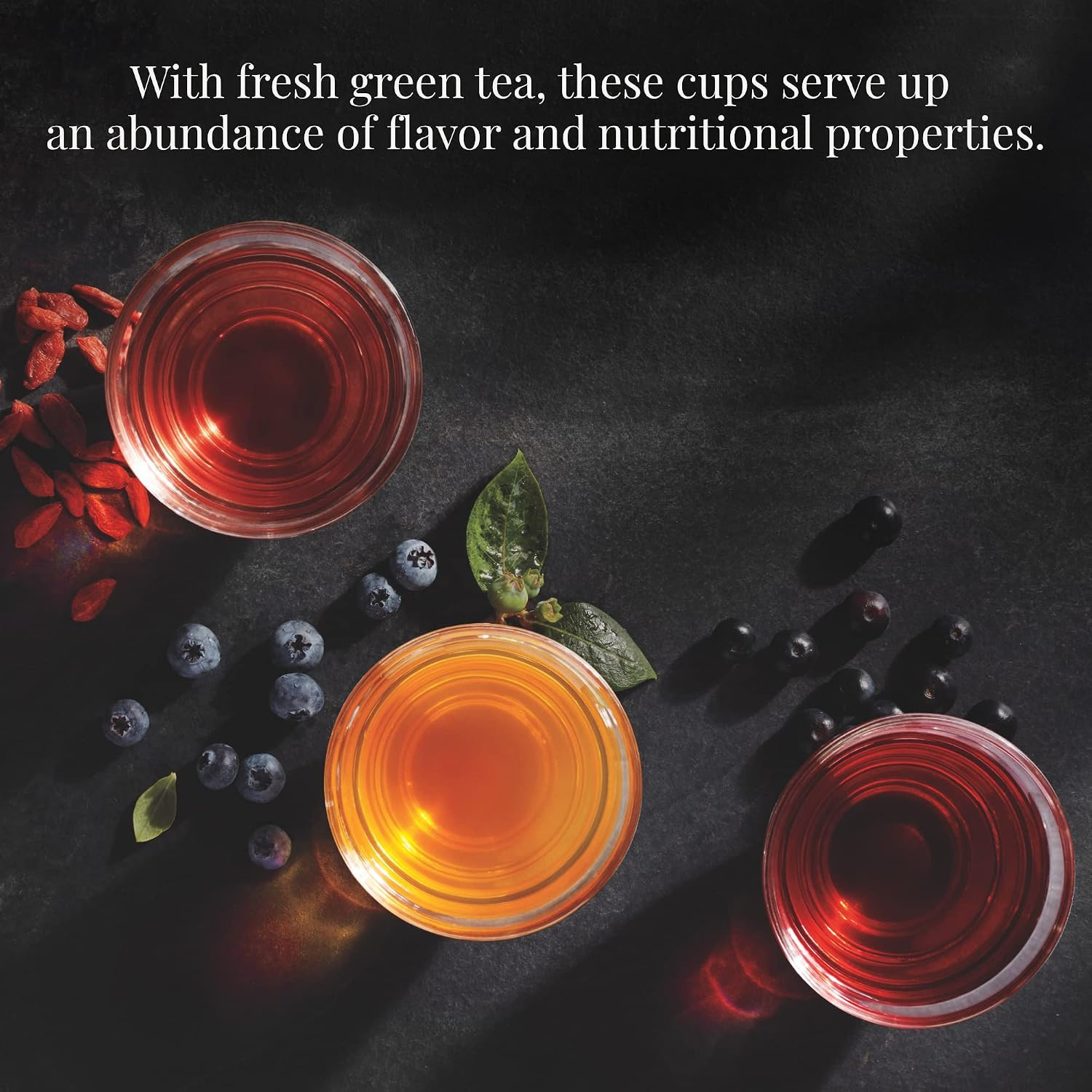 The Republic of Tea Acai Berry Green Tea – Caffeinated Superfruit – Natural Heal