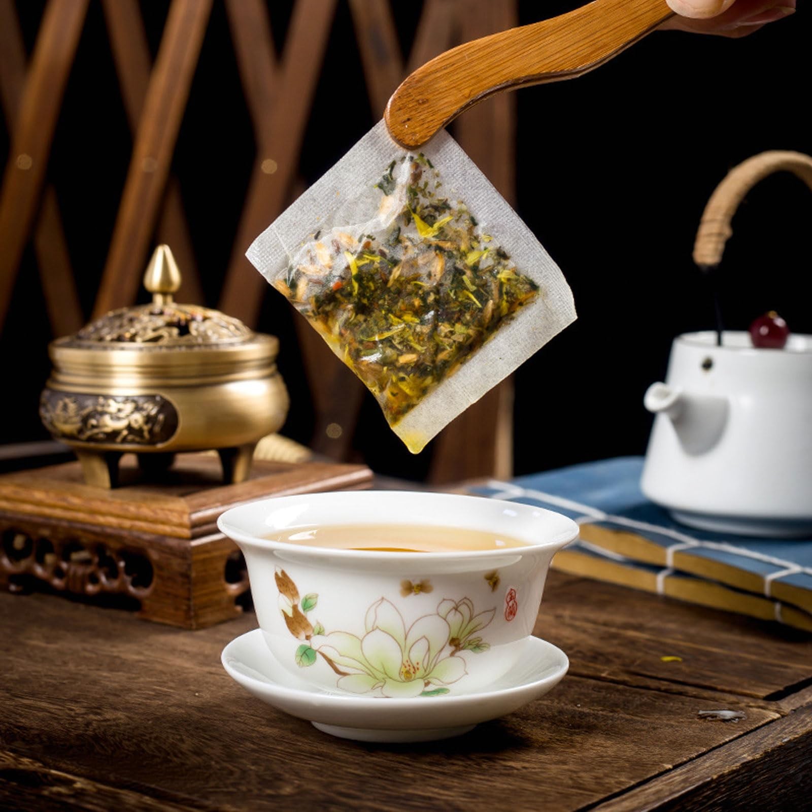 Chrysanthemum Cassia Seed Tea Bag 5.3 oz Honeysuckle Wolfberry Osmanthus…