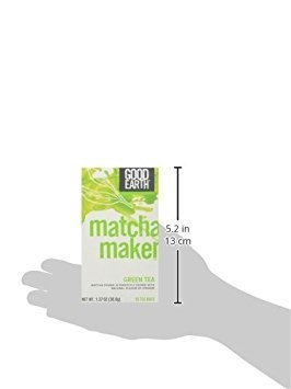 Good Earth Super Green Tea Matcha Maker 18 Count GMO Free Tea Box